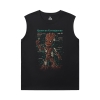 Guardians of the Galaxy Tees Marvel Groot Män Ärmlös Tshirt