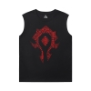 बर्फ़ीला तूफ़ान Tshirts वाह Warcraft काले आस्तीन टी शर्ट की दुनिया