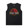 Aanval op Titan Tees Anime Mouwloze Tshirt Mannen