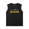 Kaos Mobil Cotton Jeep Wrangler Pria Tanpa Lengan Tshirt