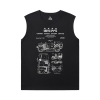 Dipersonalisasi Jeep Wrangler Baju Mobil Pria Overs Oversized Sleeveless T Shirt