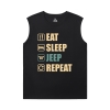 Car Tee Shirt Cotton Jeep Wrangler Custom Sleeveless Shirts
