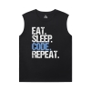 Geek Programador Camiseta de algodón sin mangas camiseta de cuello redondo