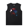 Avengers tričká Marvel Spiderman Sleevless Tričko pre mužov