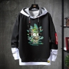 Rick et Morty tops faux sweatshirts deux pièces