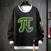 Matematik Sweatshirts Geek Svart PI Toppar