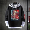 Fake Two-Piece Chopper Sweatshirts Nhật Bản Anime One Piece Hoodie