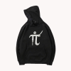 Geek Matematik Hoodie Kişiselleştirilmiş PI Kapüşonlu Ceket