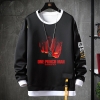 Japoński Anime One Punch Man Sweter Fałszywe bluzy dwuczęściowe