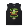 A mandalorian t-shirt forró téma Yoda ujjatlan póló a gym