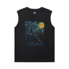 Personalised Starry Sky Tshirts Famous Painting Custom Sleeveless Shirts