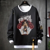 Fake Two-Piece Sweatshirt Japanese Anime One Piece Coat