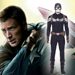 Avengers Endgame Captain America Cosplay Costume