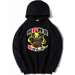 <p>Black Hoodie Assassination Classroom Hooded Coat</p>
