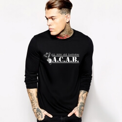 เสื้อแขนยาว Acab Skinhead Tee Rock