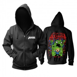 Asking Alexandria Hooded Sweatshirts英国メタルロックバンドフーディー