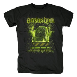 Aversions Taç Yetiştirme Süreci T-Shirt Metal Grafik Tees