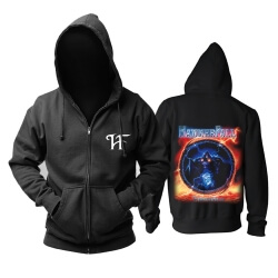 Best Hammerfal Hooded Sweatshirtsスウェーデンメタルパンクロックフーディー