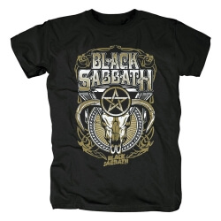 Zwarte Sabbat Tee Shirts Britse Hard Rock T-shirt