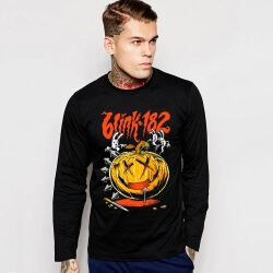 Blink 182 เสื้อยืดแขนยาวสำหรับผู้ชาย