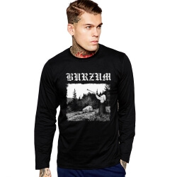 Burzum Black Metal Tee varg vikernes Dài Tay Áo Thun