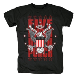 カリフォルニアファイブフィンガーデスパンチTシャツハードロックバンドグラフィックティー