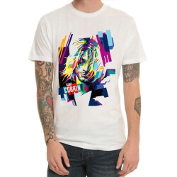 Cool kurt cobain white t shirt