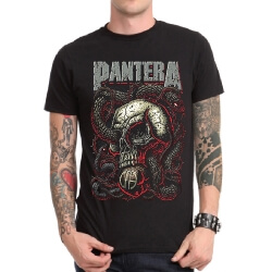 Cool Pantera Skull เสื้อยืดสำหรับบุรุษ