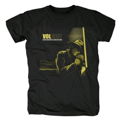 Danimarka Country Müzik Punk Rock Grafik Tee Volbeat Tişört