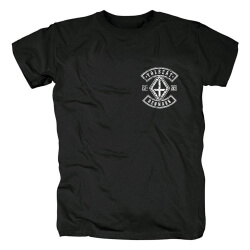 Danimarka Country Müzik Rock Grubu Tees Volbeat Yolda Tişört