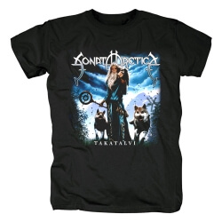 フィンランドMetal Rock Tees Sonata Arctica Tシャツ