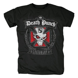 Five Finger Death Punch Band Legionary Tees California Skull Rock T-shirt