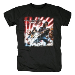 Irsko Rock Graphic Tees Thin Lizzy T-Shirt