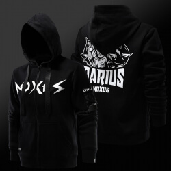 LOL Darius Hoodie League of Legends Ruka mikiny Noxus 