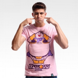 Schöne Dragon Ball Majin Buu T-Shirt Rosa Baumwolle T-Shirt