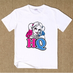 사랑스러운 할리 퀸 남성 셔츠 자살 분대 티