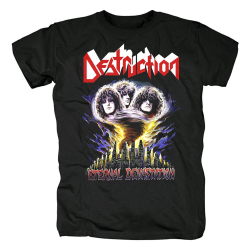 Destruction Band Thrash Anthems Tee Shirts Metal T-Shirt - Visual