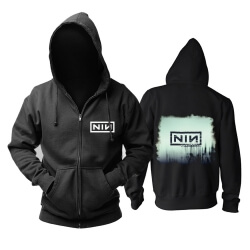 Sudadera con capucha de nueve pulgadas con dientes y sudadera Rock