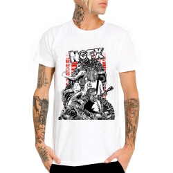 T-shirt da cópia da rocha do metal de Nofx