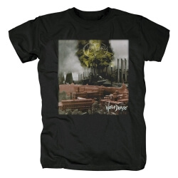 T-shirt World Demise Us Chemises noires en métal