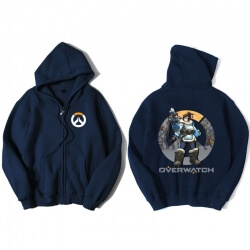 Overwatch Mei Hoodie für jungen schwarzen Pullover