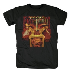Personalizovaná testamentová kapela Shromáždění triček Metal Rock T-Shirt