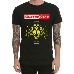 Erkekler için Queensryche Rock T Shirt 