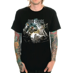 Band Rock Iced Earth Tshirt Black Heavy Metal Tee