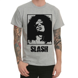 Tričko Slash Guns N 'Roses Tee Heavy Metal Band Šedé