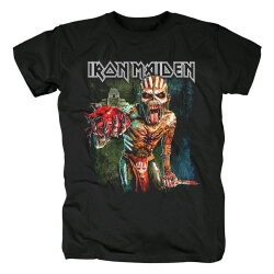 Tee shirt Vintage Metal Iron Rock avec tee-shirt Iron Maiden Band