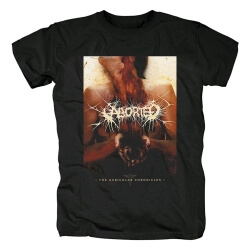Unique Aborted Band Tee Shirts Bélgica Metal Punk Rock Camiseta