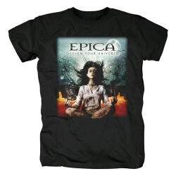 Wyjątkowa koszulka Epica Band Tees Netherlands Metal Punk Rock