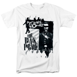Uns mein chemisches Romance Kriegsweg-T-Shirt Hardrock-Punkrock-Band-Grafik-T-Stücke