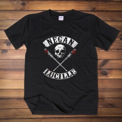 Walking Dead Negan Black Tshirt Kvinnor